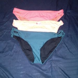 3 pairs of Mix Bikini Bottoms all Large